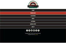 Tablet Screenshot of amicis.com
